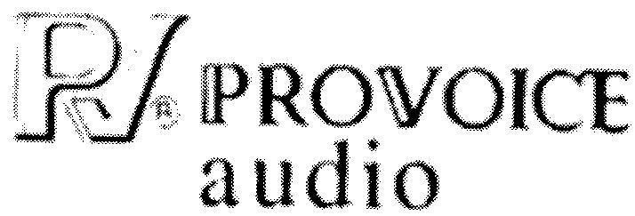 Mẫu nhãn hiệu PV PROVOICE AUDIO