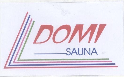 Mẫu nhãn hiệu DOMI SAUNA