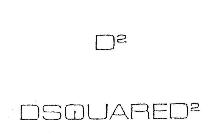 Mẫu nhãn hiệu D2 DSQUARED2
