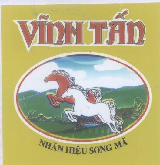 Mẫu nhãn hiệu VĩNH TấN NHãN HIệU SÔNG Mã