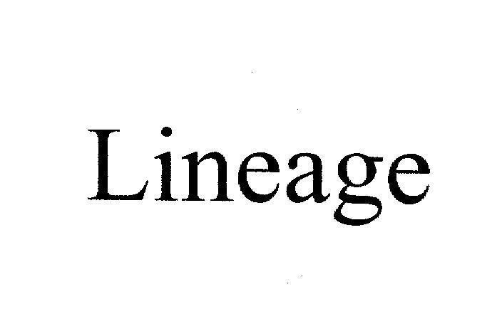 Mẫu nhãn hiệu LINEAGE