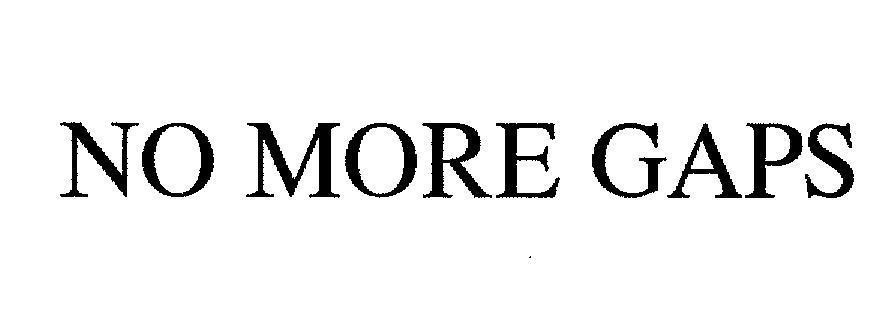 Mẫu nhãn hiệu NO MORE GAPS
