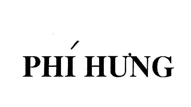 Mẫu nhãn hiệu PHI HUNG