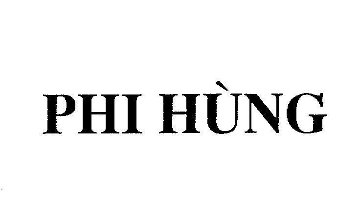 Mẫu nhãn hiệu PHI HUNG