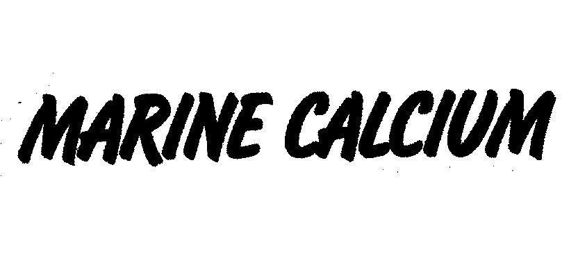 Mẫu nhãn hiệu MARINE CALCIUM