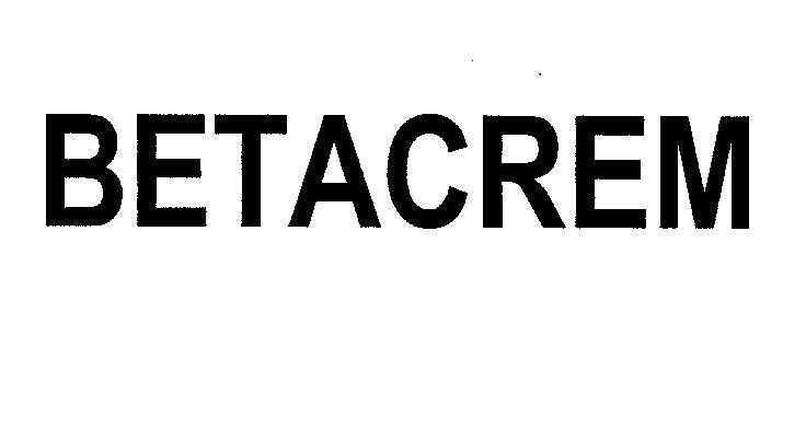 Mẫu nhãn hiệu BETACREM
