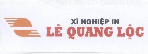 Mẫu nhãn hiệu Xí NGHIệP IN Lê QUANG LộC