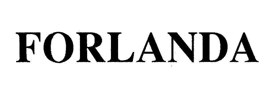 Mẫu nhãn hiệu FORLANDA