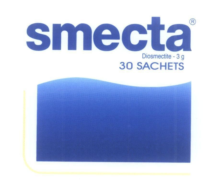 Mẫu nhãn hiệu SMECTA DIOSMECTITE 3G 30 SACHETS
