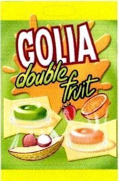Mẫu nhãn hiệu GOLIA DOUBLE FRUIT
