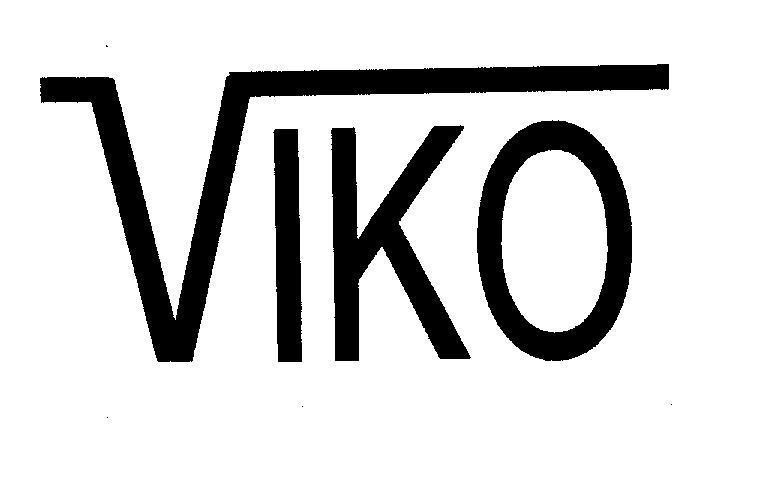 Mẫu nhãn hiệu VIKO