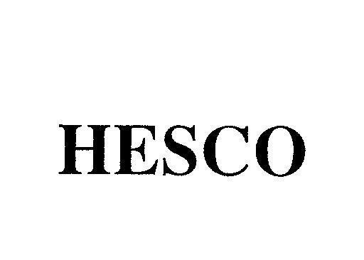 Mẫu nhãn hiệu HESCO