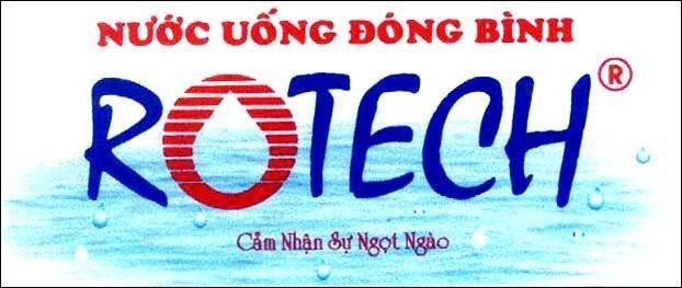 Mẫu nhãn hiệu NƯớC UốNG ĐóNG BìNH ROTECH CAM NHAN SU NGOT NGAO