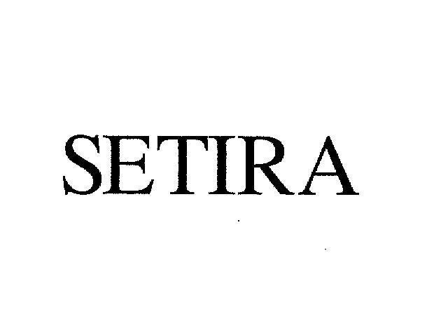 Mẫu nhãn hiệu SETIRA