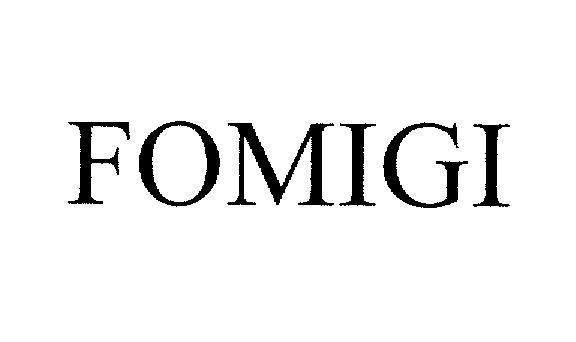 Mẫu nhãn hiệu FOMIGI