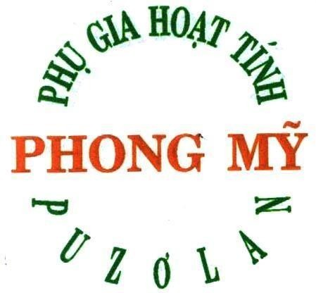 Mẫu nhãn hiệu Phụ Gia Hoạt Tính PUZOLAN Phong Mỹ