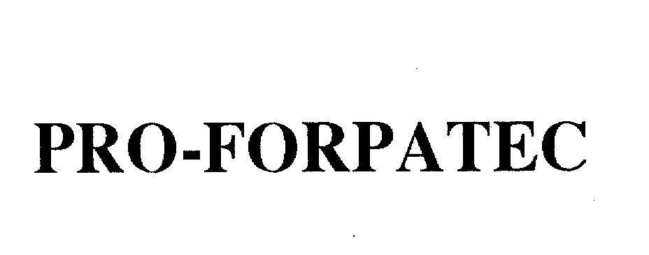 Mẫu nhãn hiệu PRO-FORPATEC