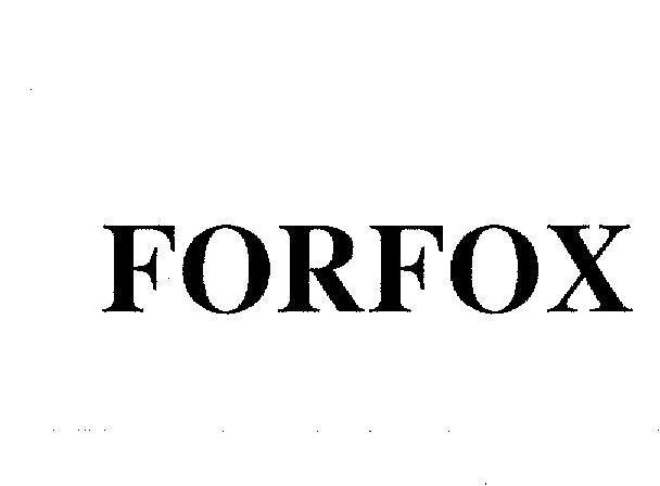 Mẫu nhãn hiệu FORFOX