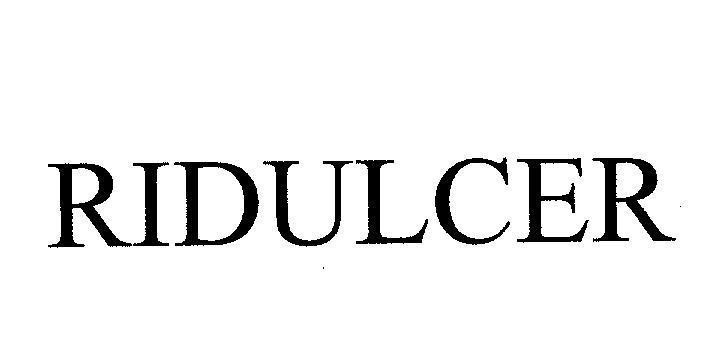 Mẫu nhãn hiệu RIDULCER