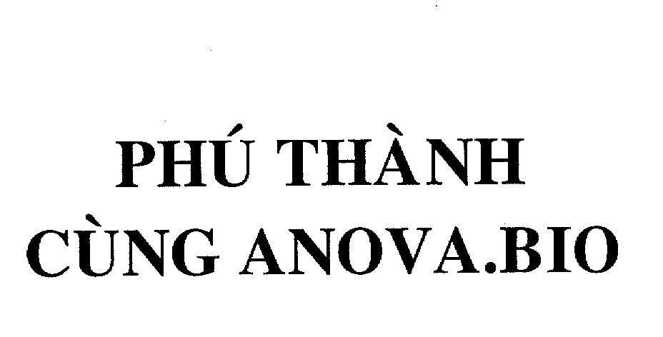 Mẫu nhãn hiệu PHù THàNH CùNG ANOVA.BIO