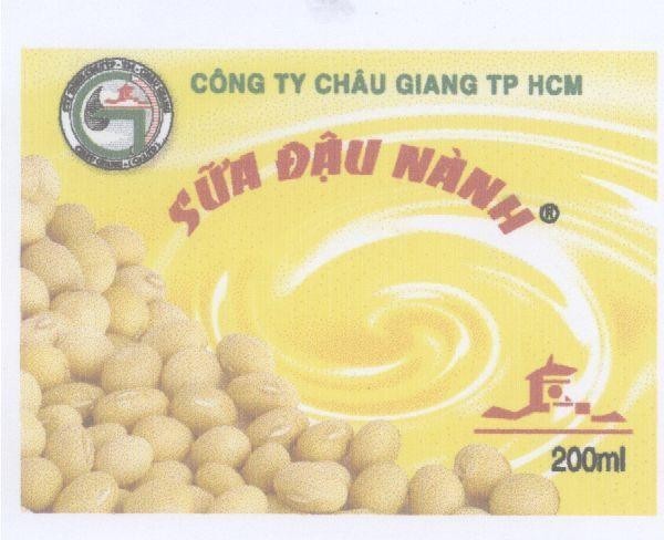 Mẫu nhãn hiệu CÔNG TY CHÂU GIANG TP HCM Sữa Đậu Nành