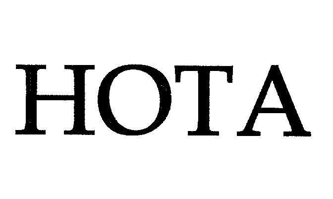 Mẫu nhãn hiệu HOTA