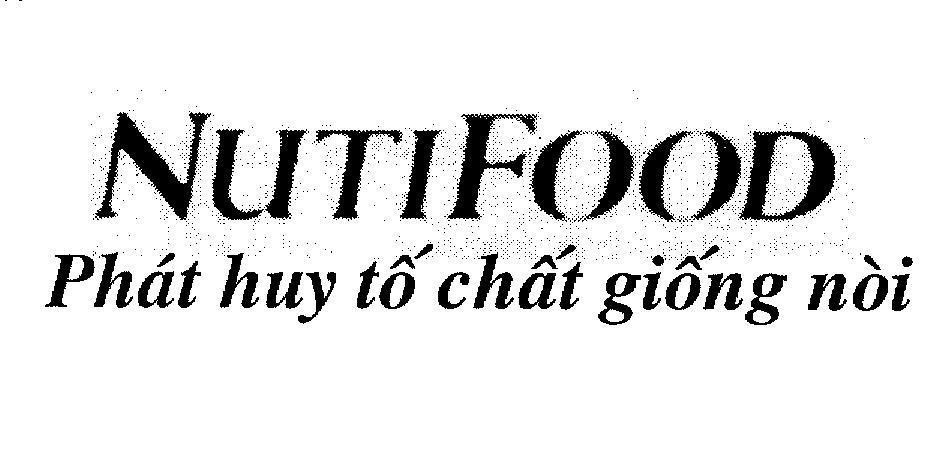 Mẫu nhãn hiệu NUTIFOOD Phát Huy Tố Chất Giống Nòi