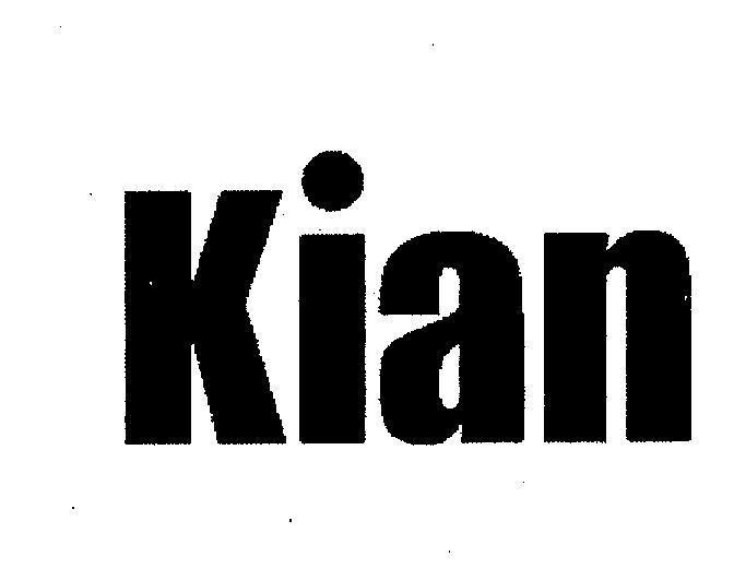 Mẫu nhãn hiệu KIAN