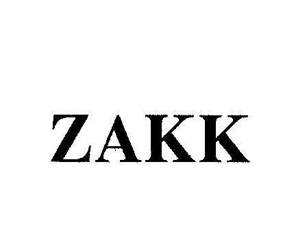 Mẫu nhãn hiệu ZAKK