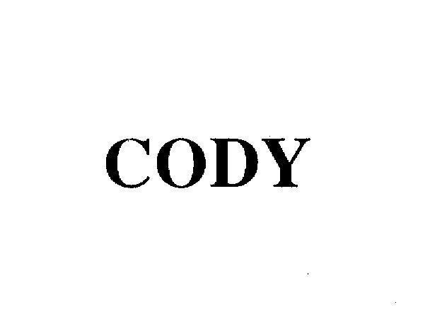 Mẫu nhãn hiệu CODY