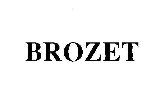 Mẫu nhãn hiệu BROZET