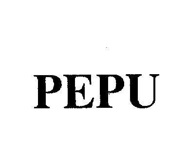 Mẫu nhãn hiệu PEPU