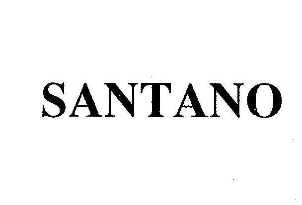 Mẫu nhãn hiệu SANTANO