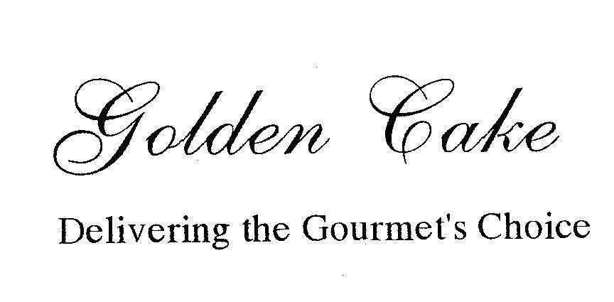 Mẫu nhãn hiệu GOLDEN CAKE DELIVERING THE GOURMETS CHOICE