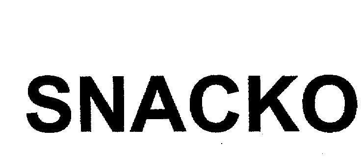 Mẫu nhãn hiệu SNACKO