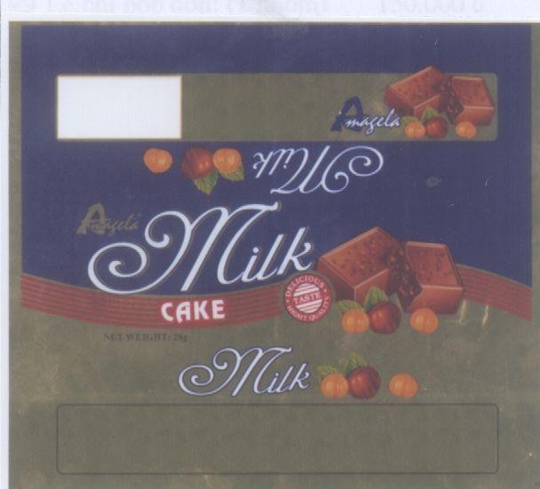 Mẫu nhãn hiệu MILK AMAGELA