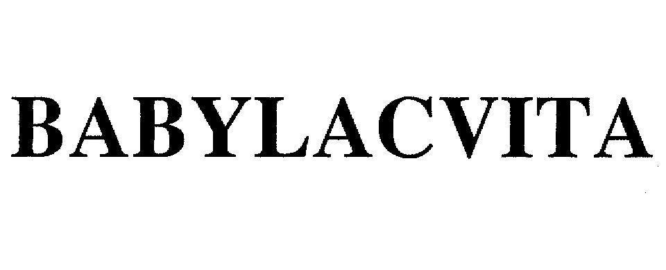 Mẫu nhãn hiệu BABYLACVITA
