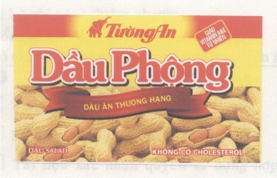 Mẫu nhãn hiệu Tường An Dầu Phộng