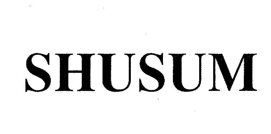 Mẫu nhãn hiệu SHUSUM