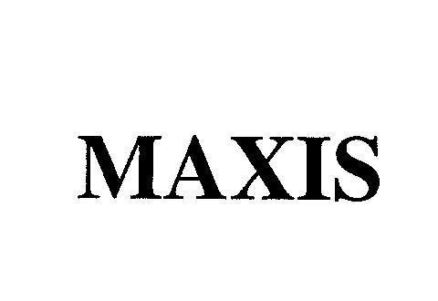 Mẫu nhãn hiệu MAXIS