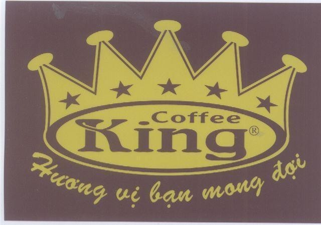 Mẫu nhãn hiệu COFFEE KING Hương vị bạn mong đợi