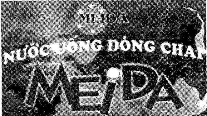 Mẫu nhãn hiệu MEIDA Nước uống đóng chai