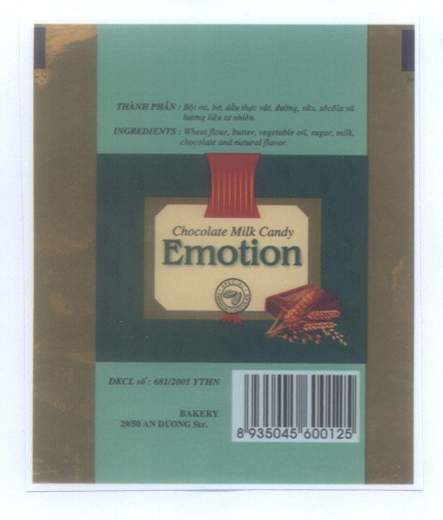 Mẫu nhãn hiệu EMOTION