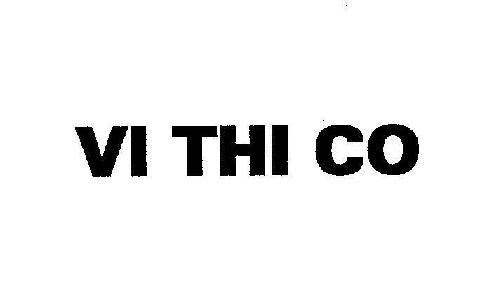 Mẫu nhãn hiệu VI THI CO