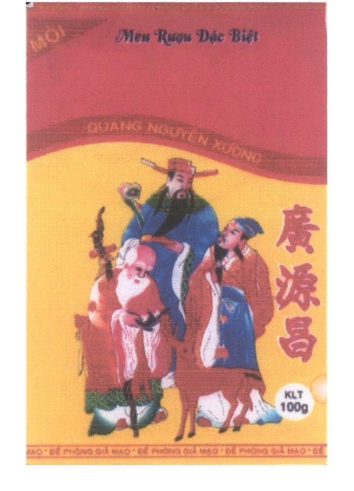Mẫu nhãn hiệu HA NOI 1 QUANG NGUYEN XUONG PHUOC LOC THO