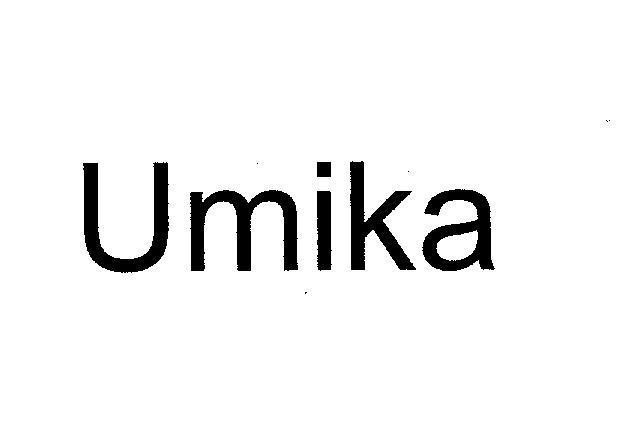 Mẫu nhãn hiệu UMIKA