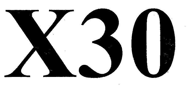 Mẫu nhãn hiệu X30