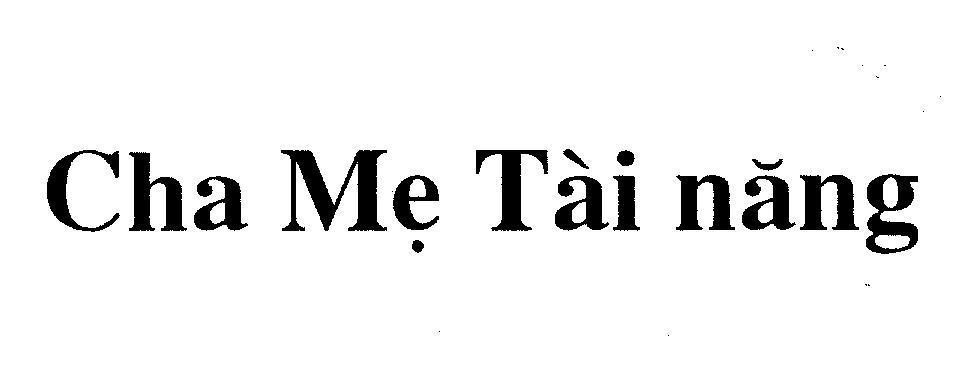 Mẫu nhãn hiệu Cha Mẹ Tài Năng