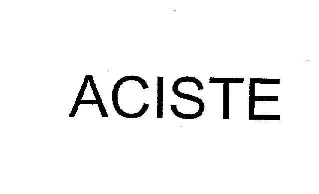 Mẫu nhãn hiệu ACISTE