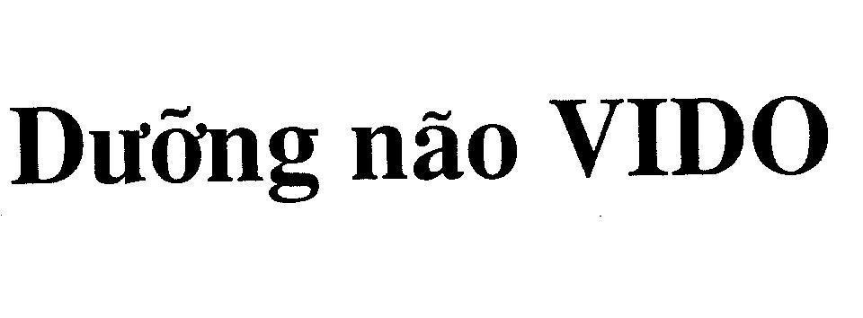 Mẫu nhãn hiệu DUONG NAO VIDO